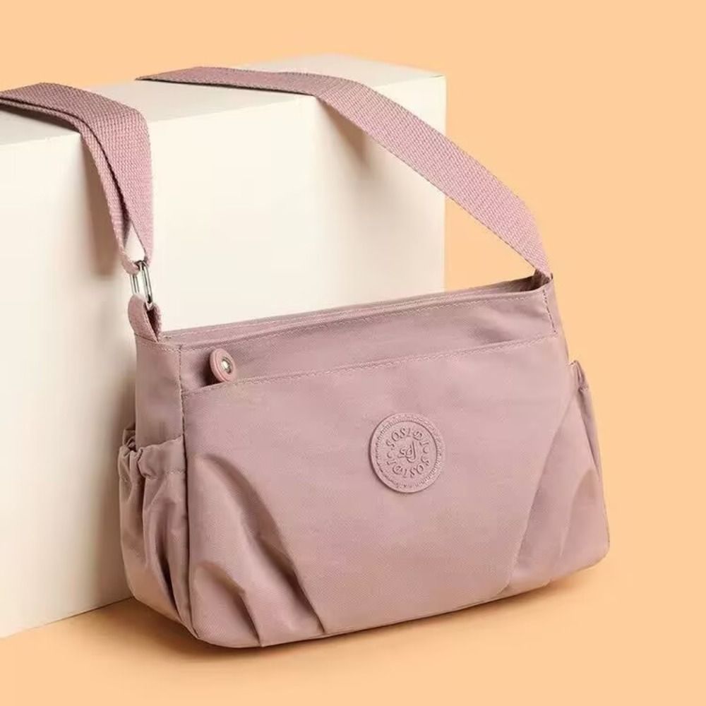 Travel Accessories Organizer Bag - ナイロン生地の女性用ショルダーバッグ大容量多層メッセンジャーバッグ軽量防水トラベルバッグオーガナイザーバッグ