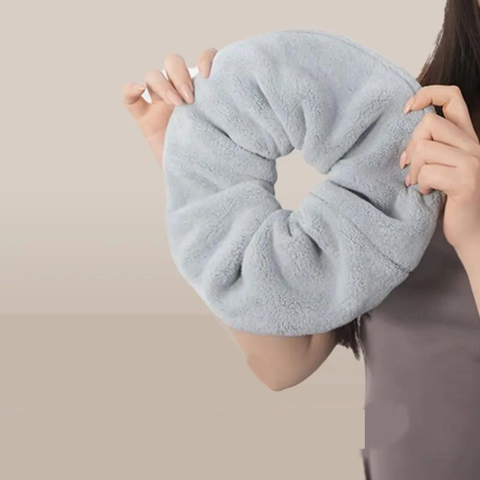 Travel Accessories Aesthetic - 1PC 吸収性ヘアタオルシュシュ速乾性ヘアラップ女性用ソフトヘア乾燥アクセサリー