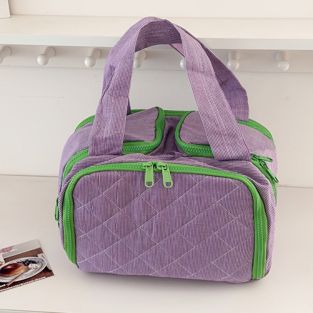 大容量のハンドバッグ型メイクブラシ収納ケース。複数のファスナ - Travel Accessories Organizer Bag のレビューと価格