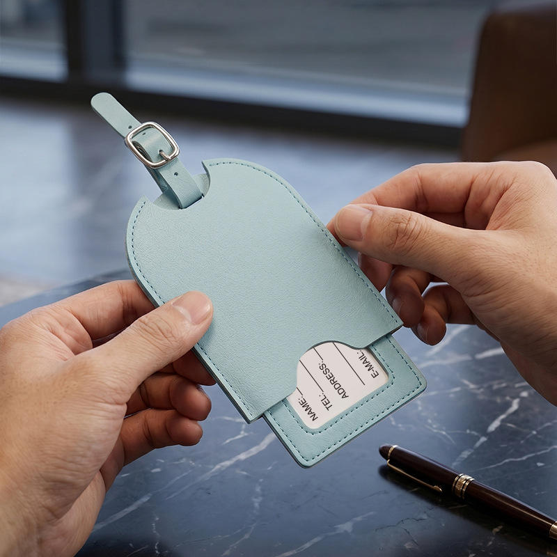 男性女性 PU レザーかわいい荷物タグスーツケースアドレスラ - Travel Accessories Aesthetic のレビューと価格