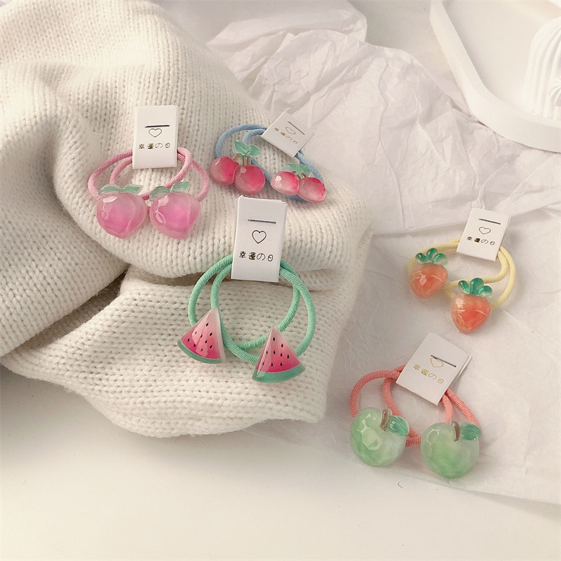 キッズキャロットヘアタイ 5ペア 滑り止め弾性ヘアバンド 女 - Travel Accessories Aesthetic のレビューと価格
