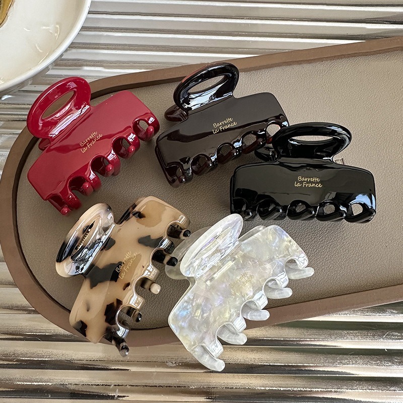フランス製ミディアムヘアクロウクリップ、強力なホールド力、滑 - Travel Accessories Aesthetic のレビューと価格