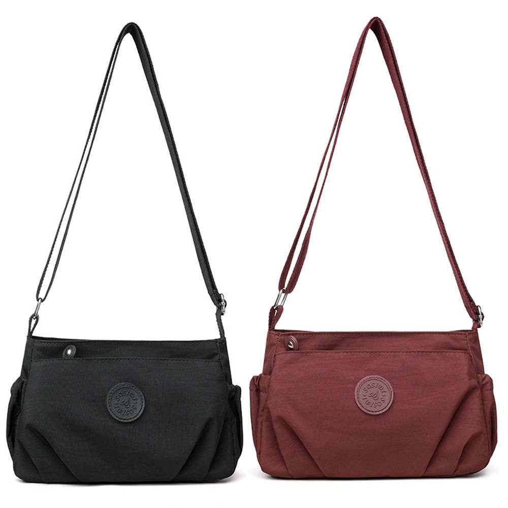 ナイロン生地の女性用ショルダーバッグ大容量多層メッセンジャー - Travel Accessories Organizer Bag のレビューと価格