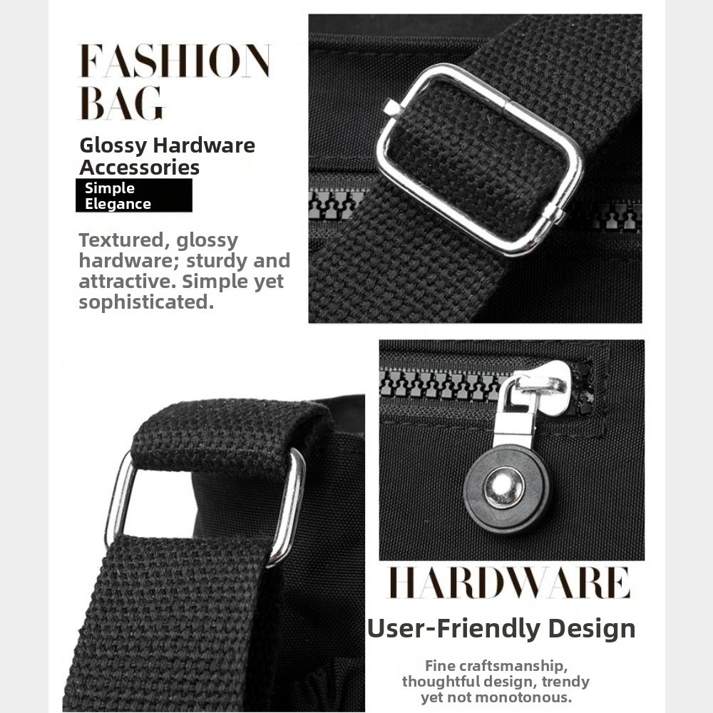 ナイロン生地の女性用ショルダーバッグ大容量多層メッセンジャー - Travel Accessories Organizer Bag のレビューと価格