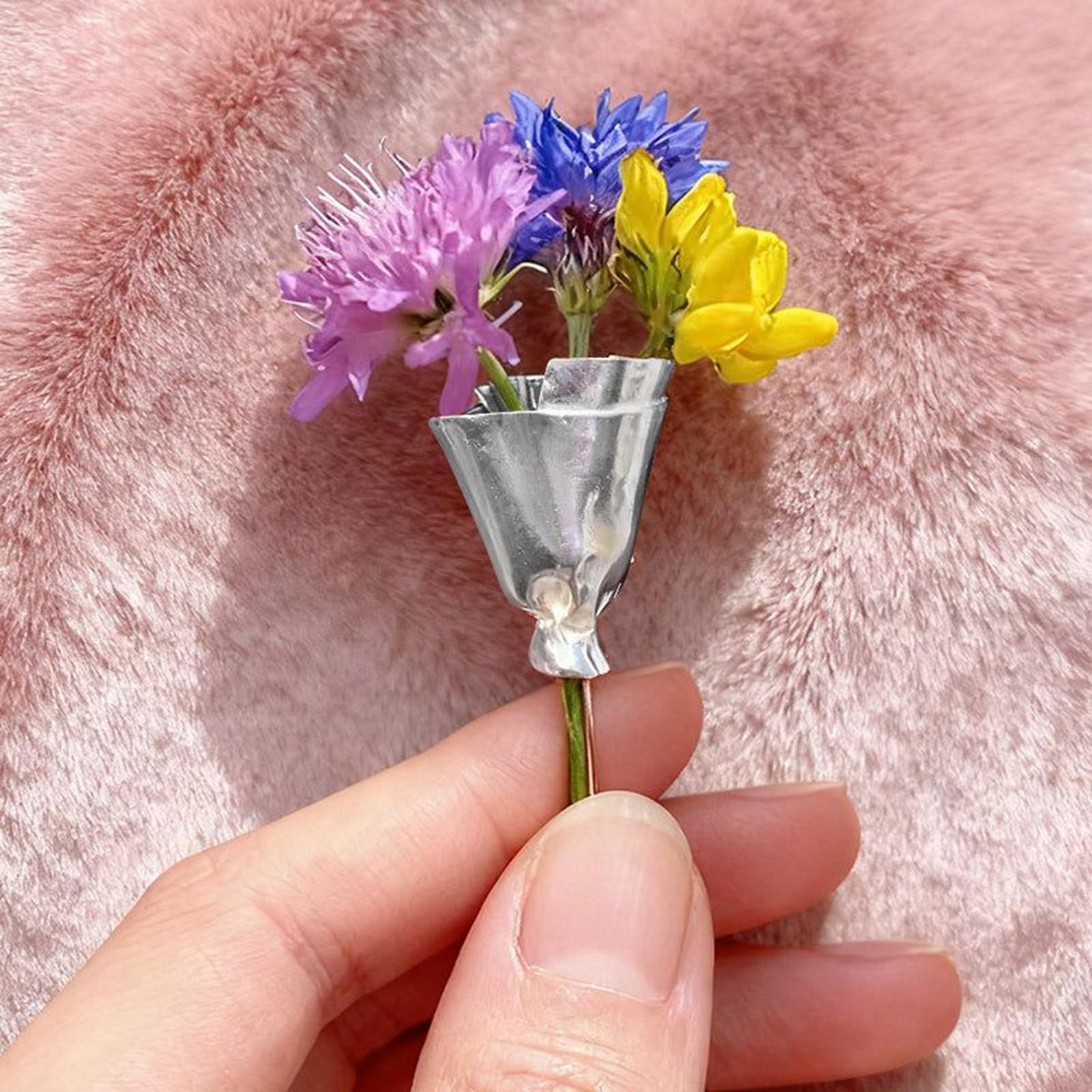 ブーケホルダーラペルピン結婚式の衣類アクセサリーフラワーブロ - Travel Accessories India のレビューと価格
