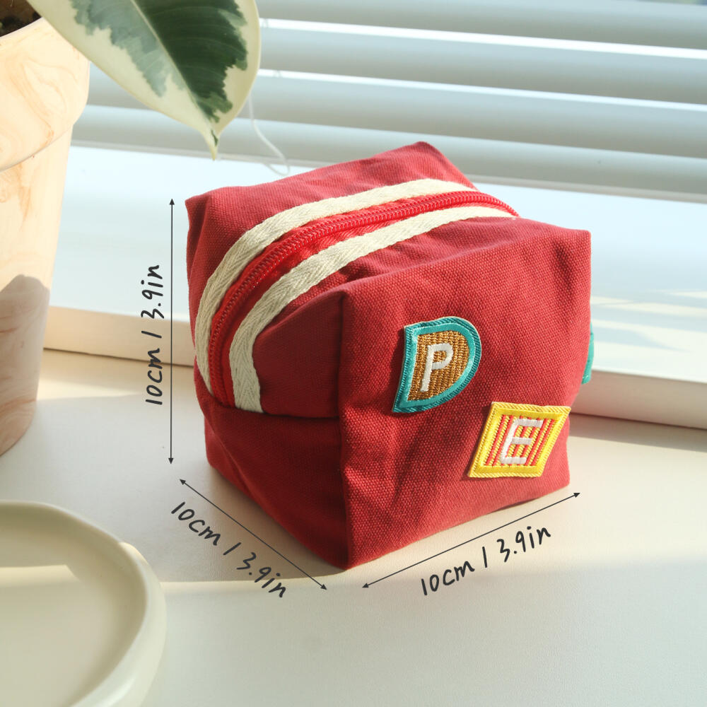 パーソナライズカスタム刺繍 デュアルイニシャル キャンバス  - Travel Accessories Aesthetic のレビューと価格