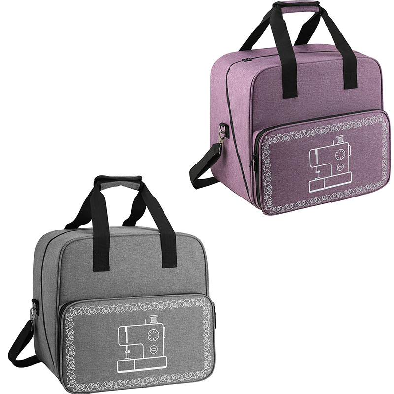 大型ミシンバッググレーカラー収納袋トート多機能ポータブル旅行 - Travel Accessories Organizer Bag のレビューと価格