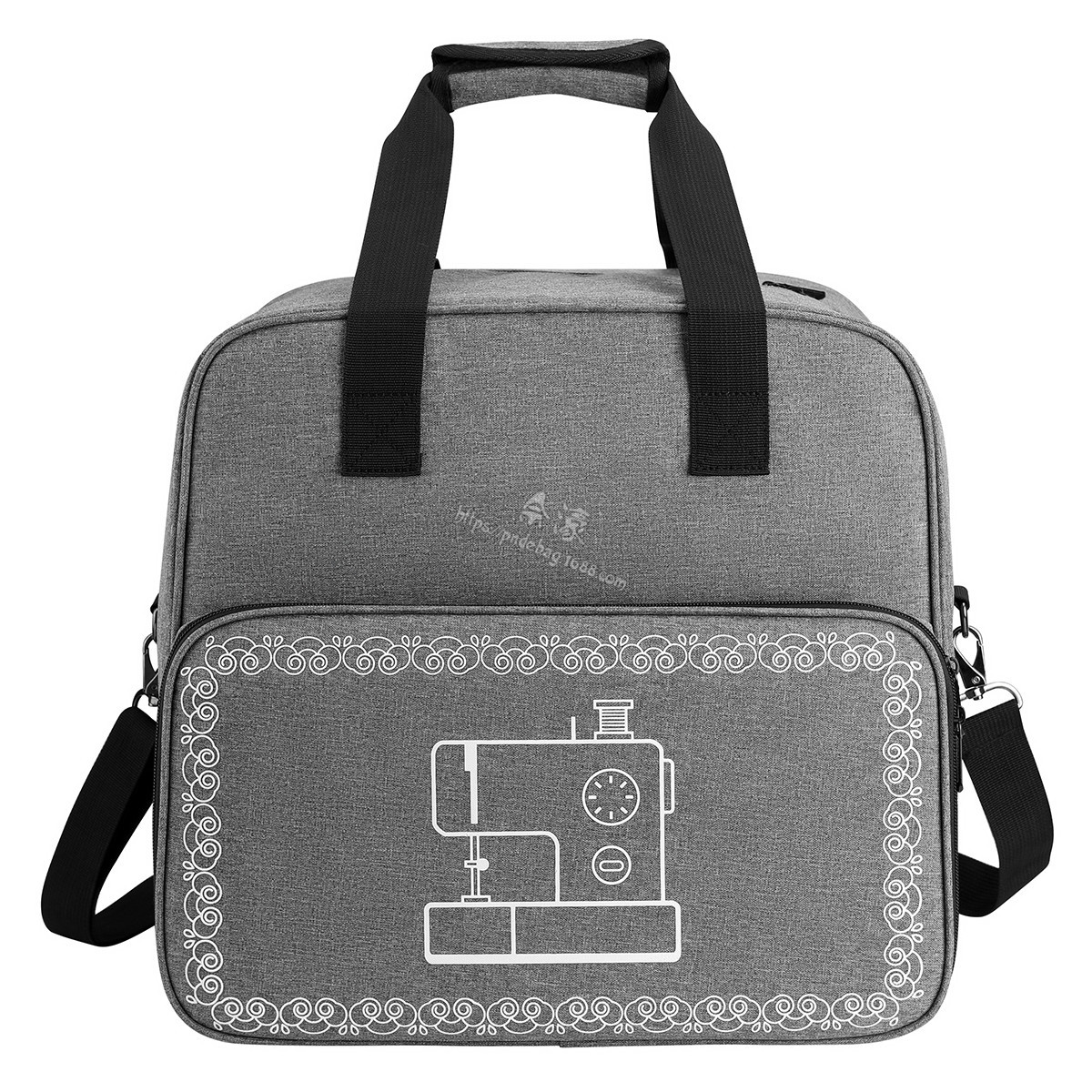 大型ミシンバッググレーカラー収納袋トート多機能ポータブル旅行 - Travel Accessories Organizer Bag のレビューと価格